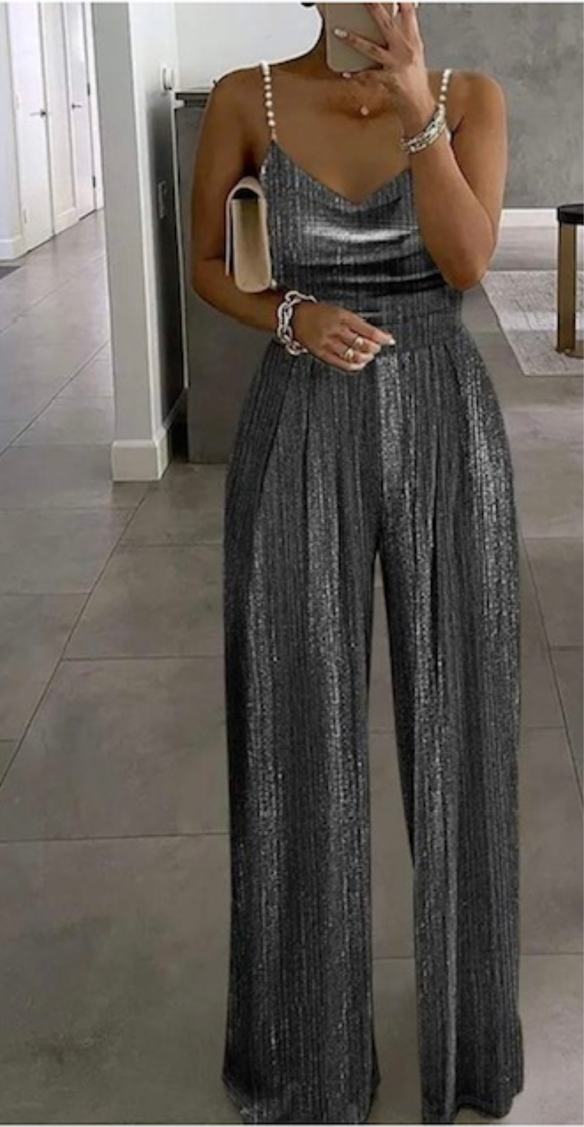 Sultry Shimmer Jumpsuit